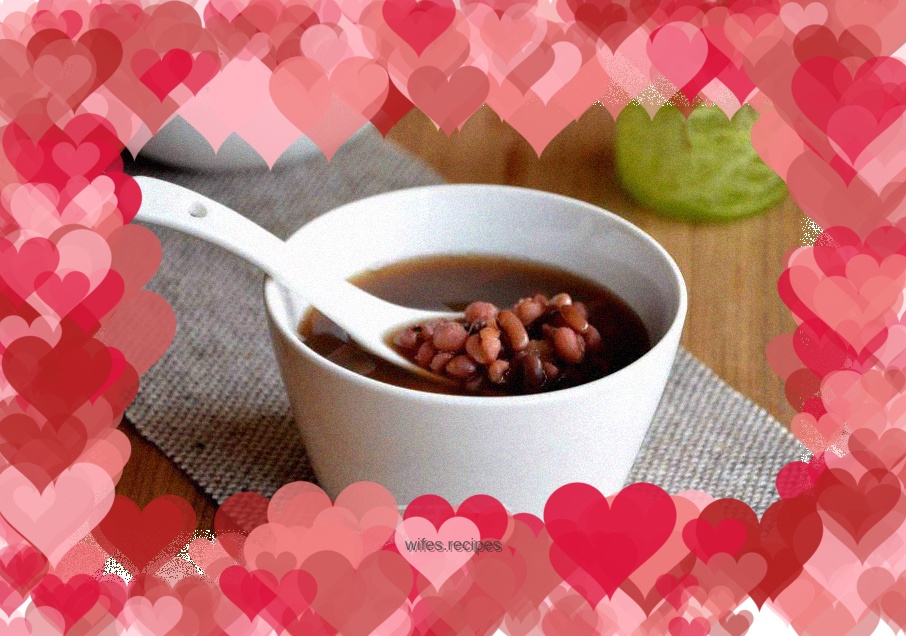 Red bean, barley, tangerine peel soup