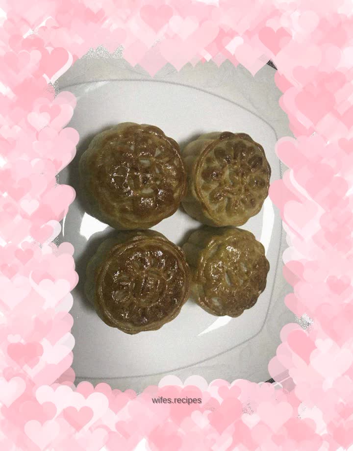 Baking novice’s baking journey--Cantonese bean paste mooncakes