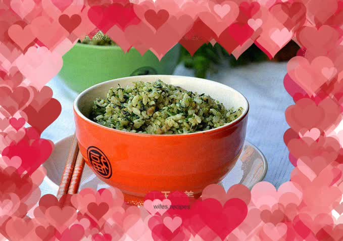 Lettuce leaf fried rice