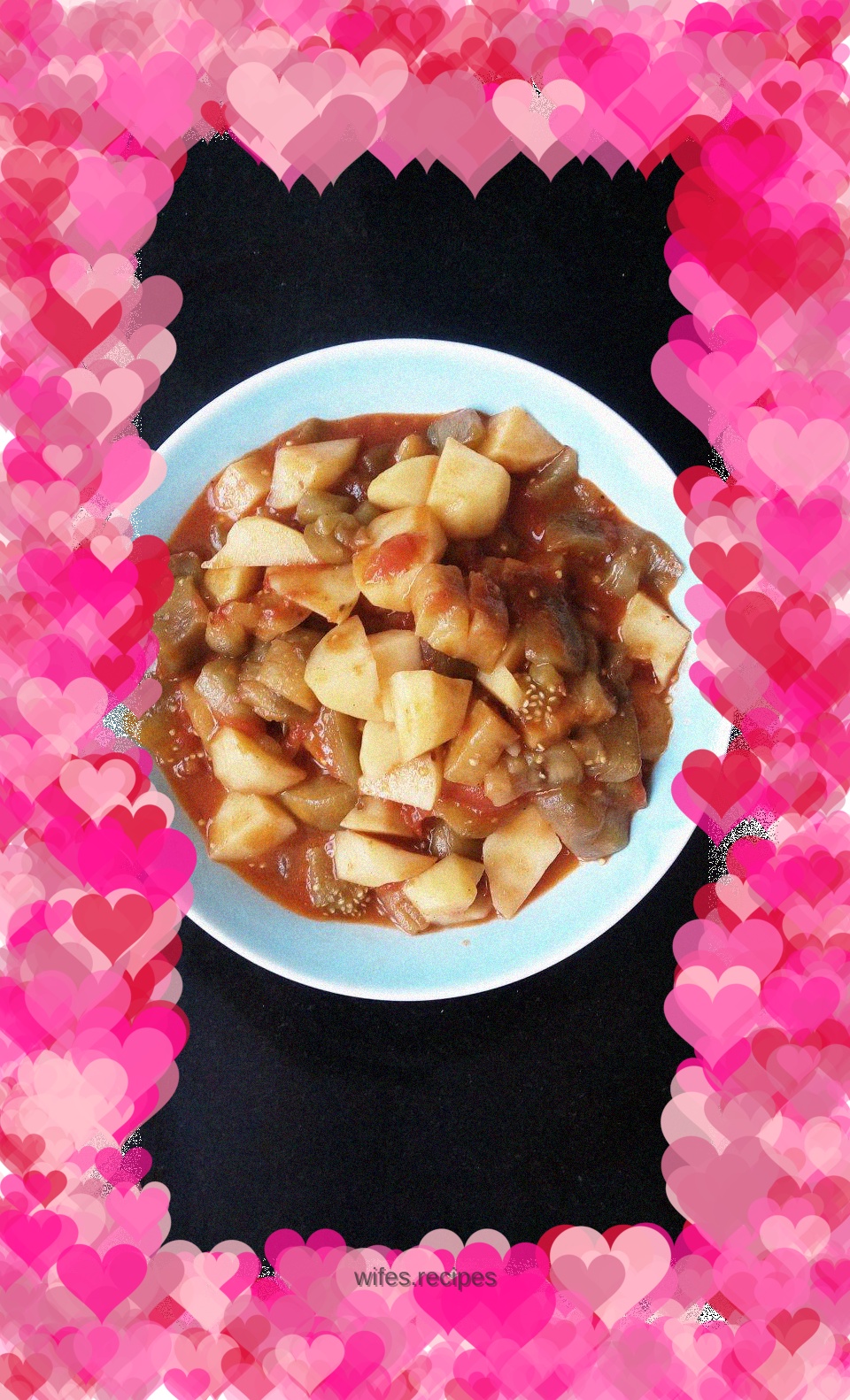 Roasted Double Eggplant with Potatoes