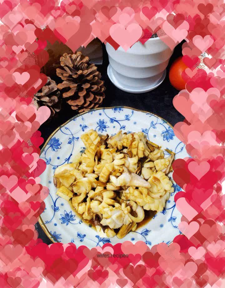 Stir-fried cuttlefish