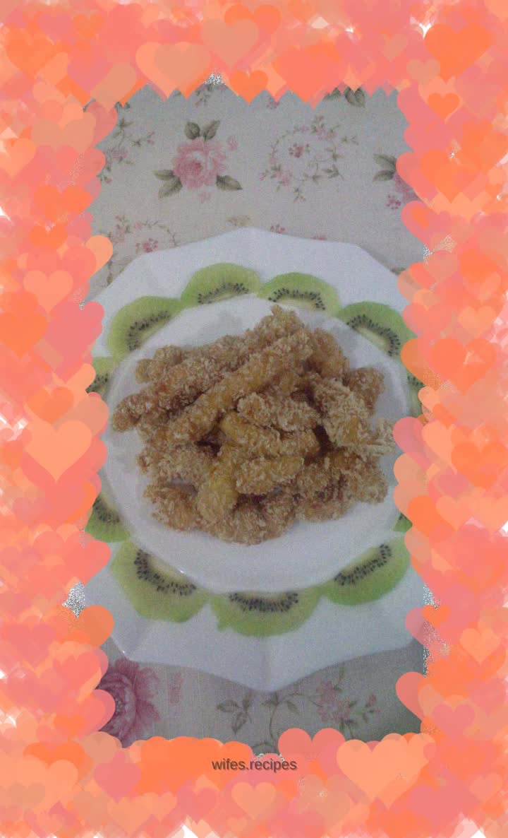 Crispy fried chicken strips