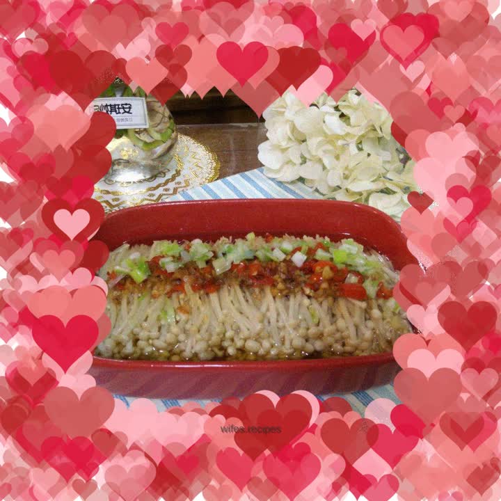 Garlic Enoki Mushrooms