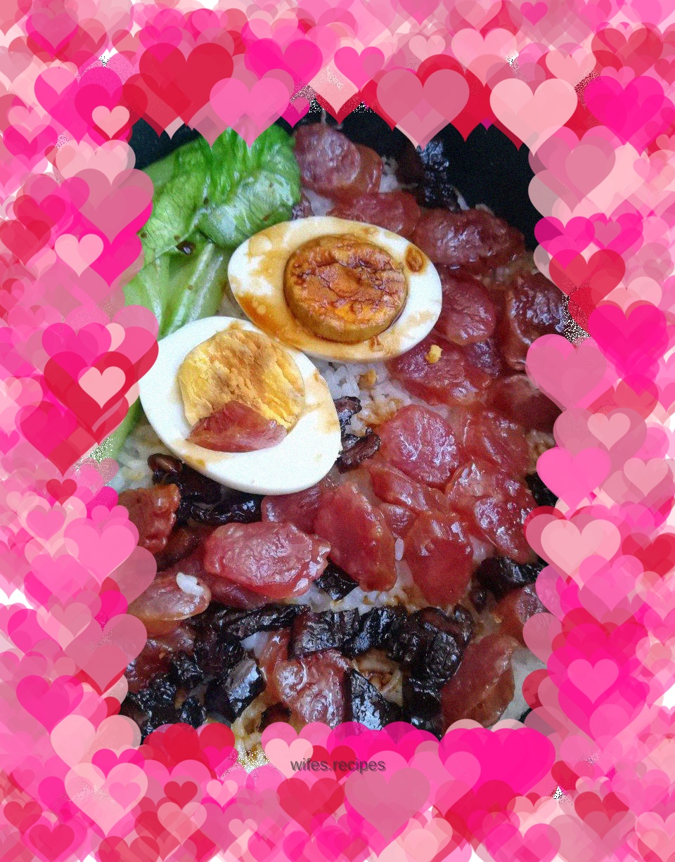 Rice cooker version of cured rice