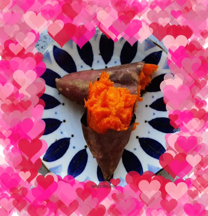 Roasted sweet potatoes