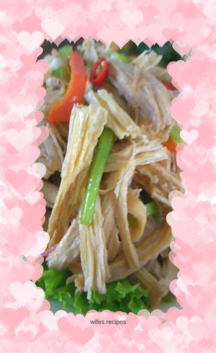 Stir-fried Chicken with Bean Curd