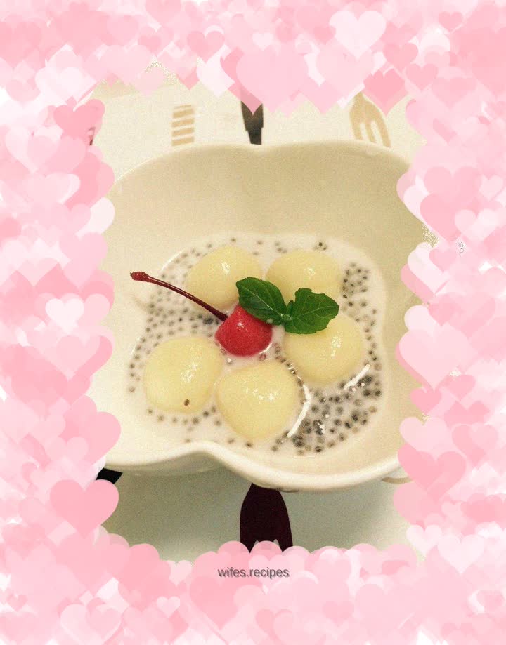 Chia Seed Glutinous Rice Pudding