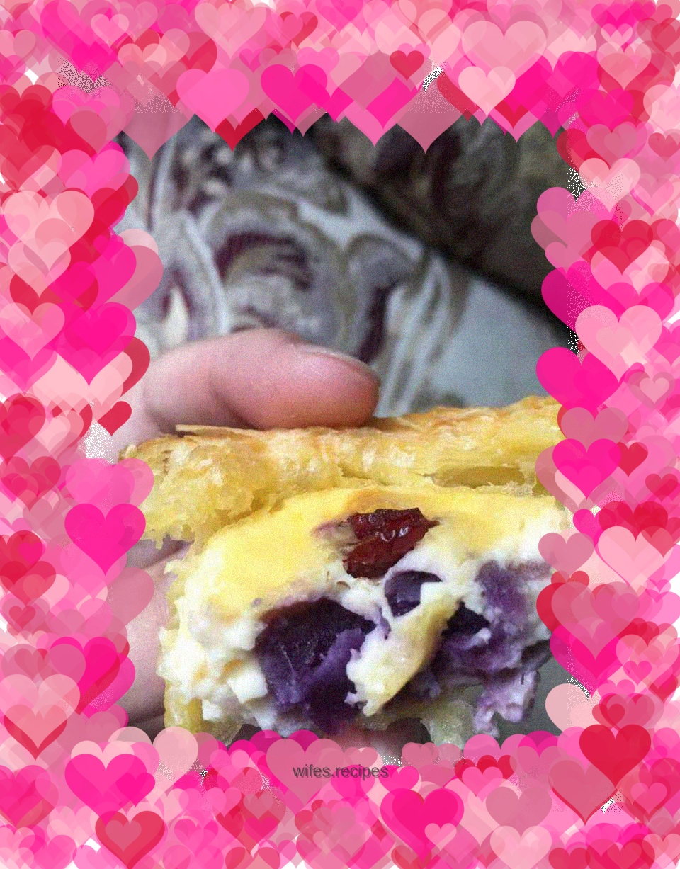 Purple Sweet Potato Portuguese Egg Tart