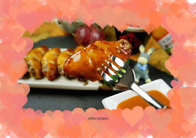 Passion fruit Thai fried chicken wings