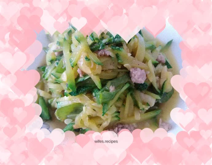 Home-style stir-fried tender pumpkin