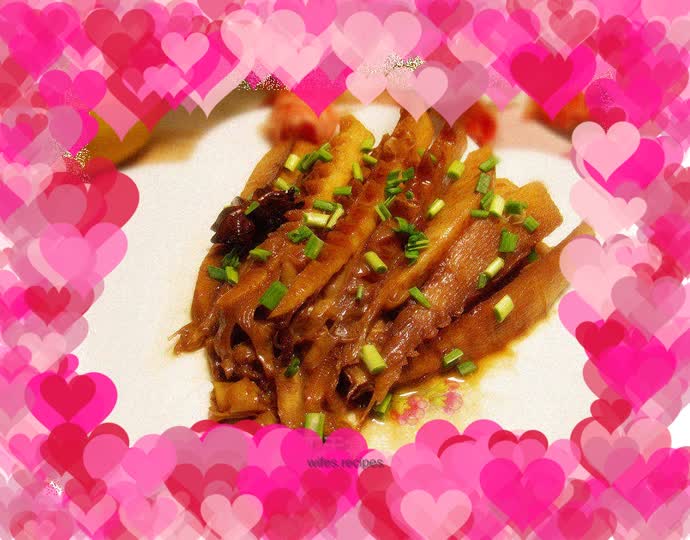 Braised spring bamboo shoots in oil—a seasonal dish not to be missed in spring