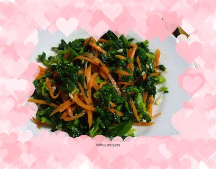 Home-cooked side dishes ~ Fragrant celery leaves