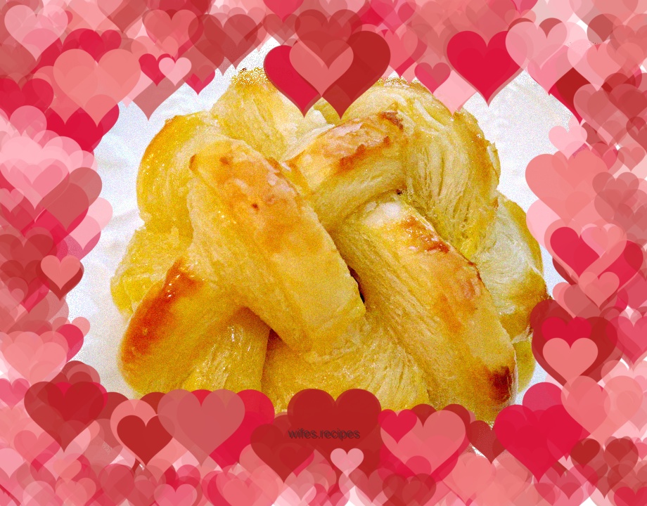 Thousand layer hydrangea cake