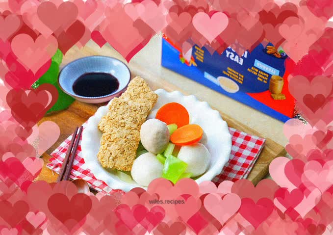 Double vegetable meatball cereal