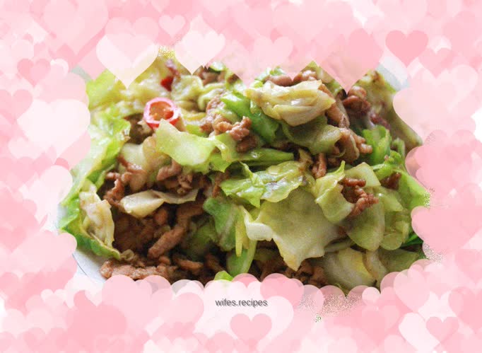 Super meaty hand-shredded cabbage