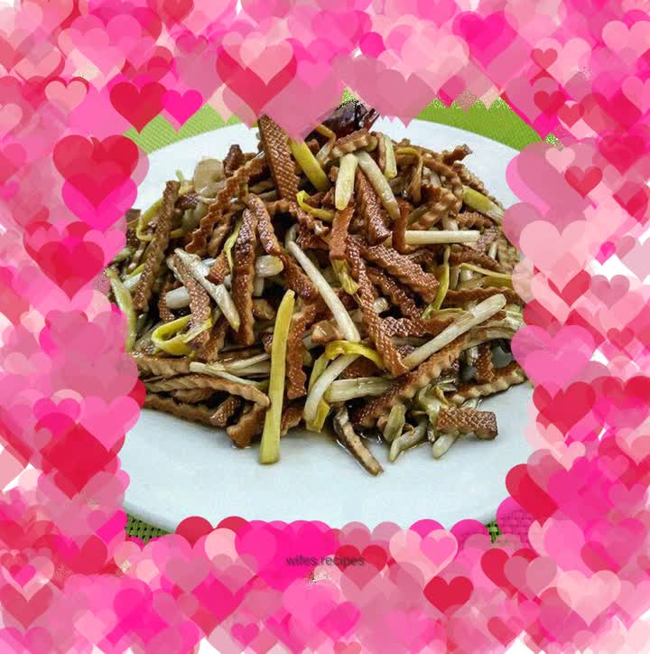 Stir-fried Dried Tofu with Chives