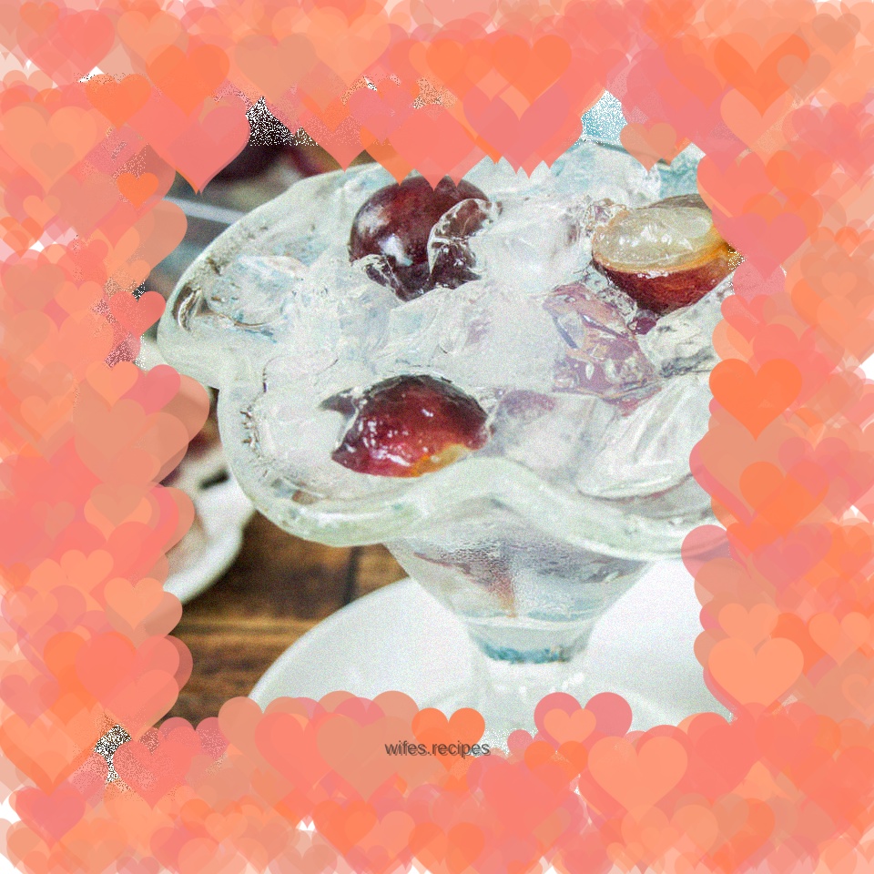 Q-pop grape jelly suitable for summer