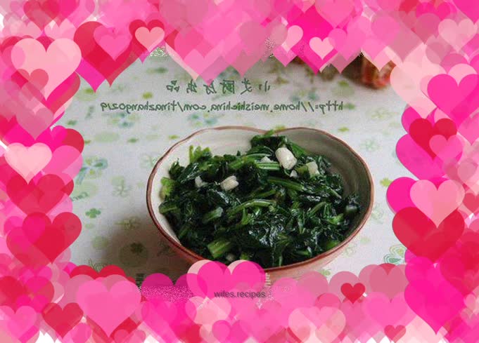 minced garlic celery leaves