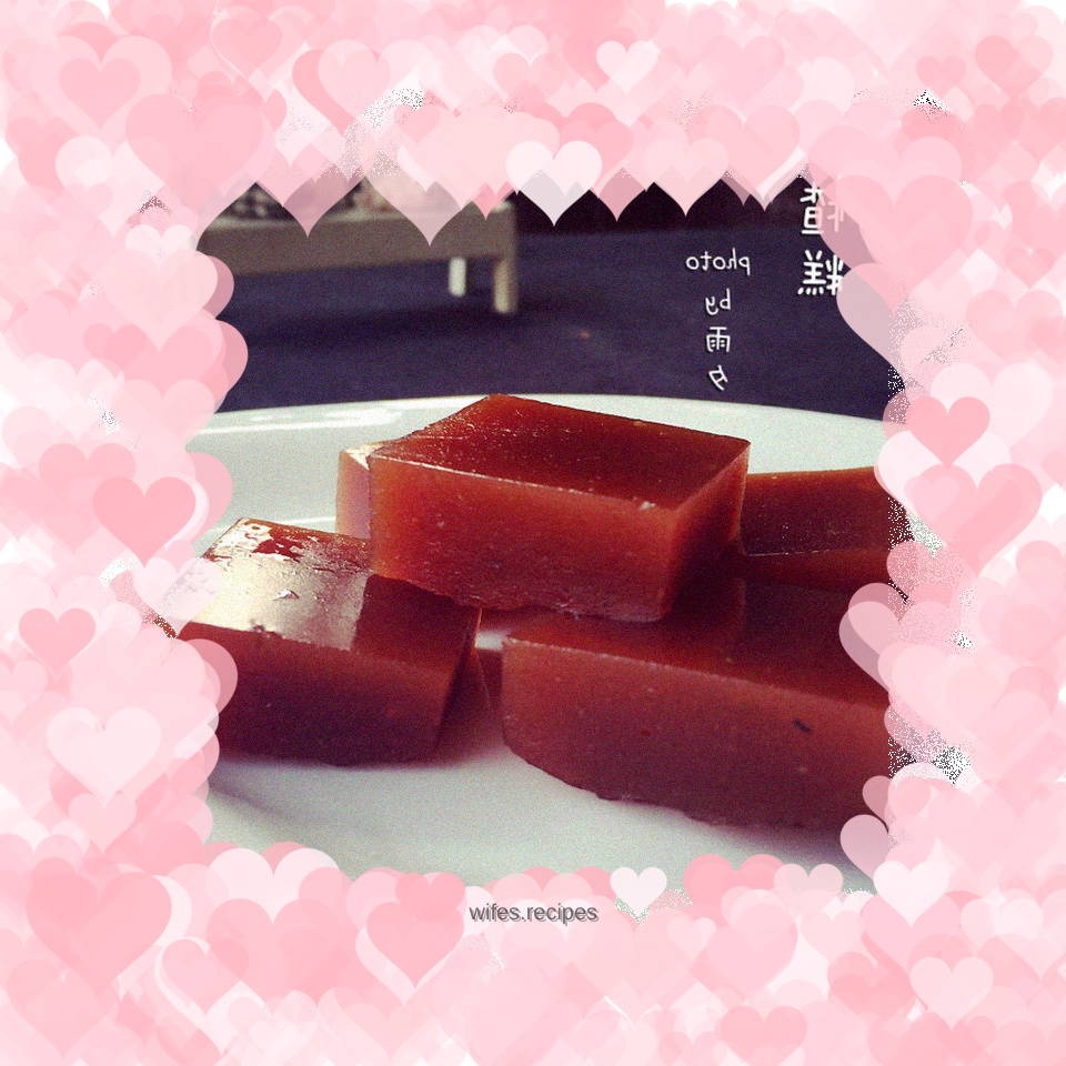 Homemade zero-added hawthorn cake