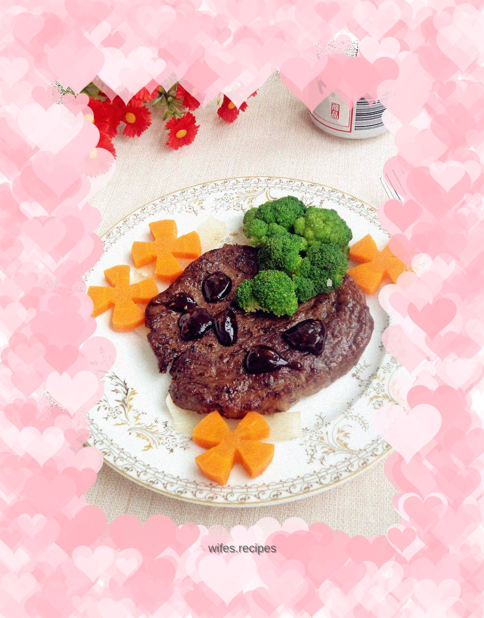 Pan-fried steak