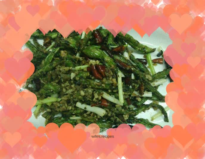 Stir-fried green beans