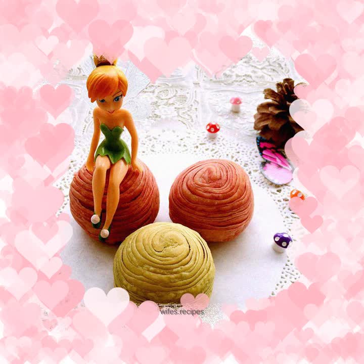 Matcha egg yolk cake