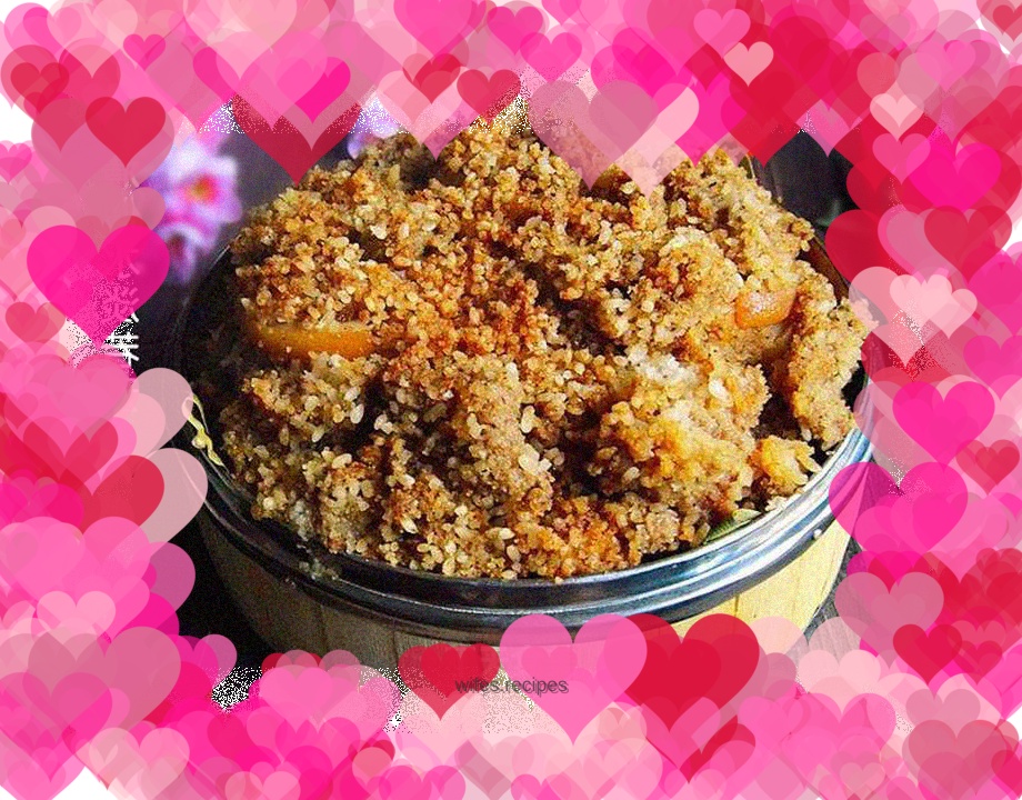 Steamed Pork with Pumpkin Rice Dumpling