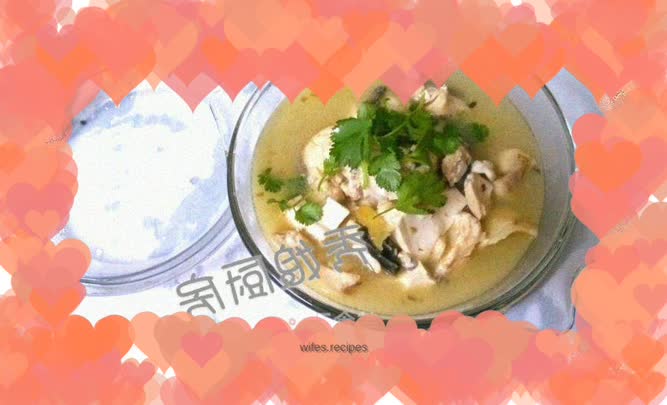 Super simple milky tofu fish soup