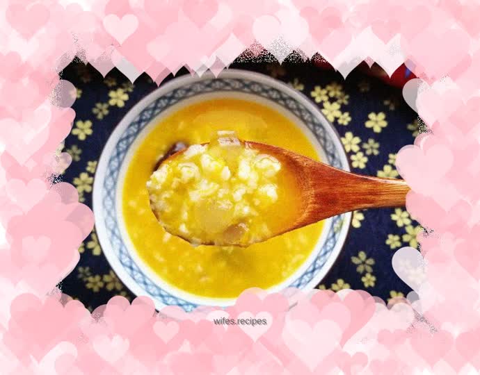 Ginseng rice, pumpkin, red dates and rice porridge