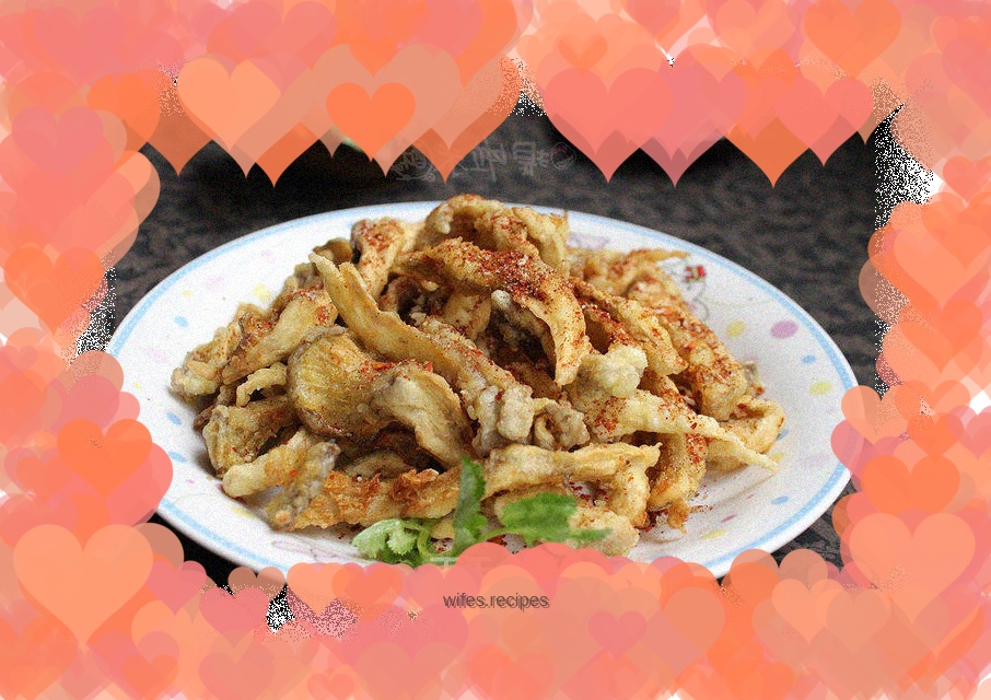 Little fat girl’s favorite—salt and pepper mushrooms