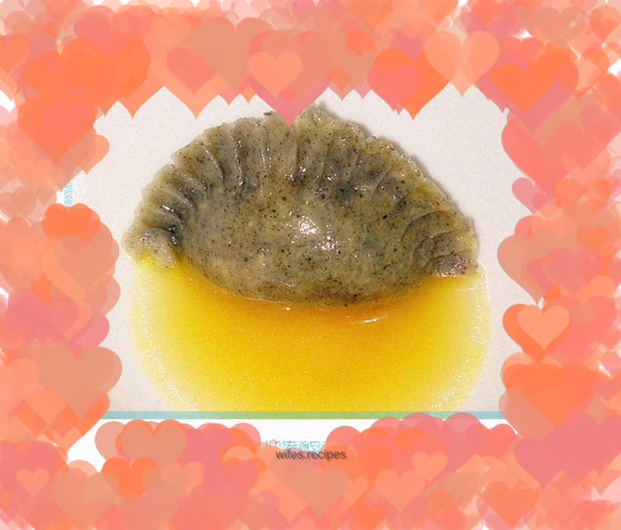 27’s Cooking Diary - Black Sesame Crust Mushroom Dumplings