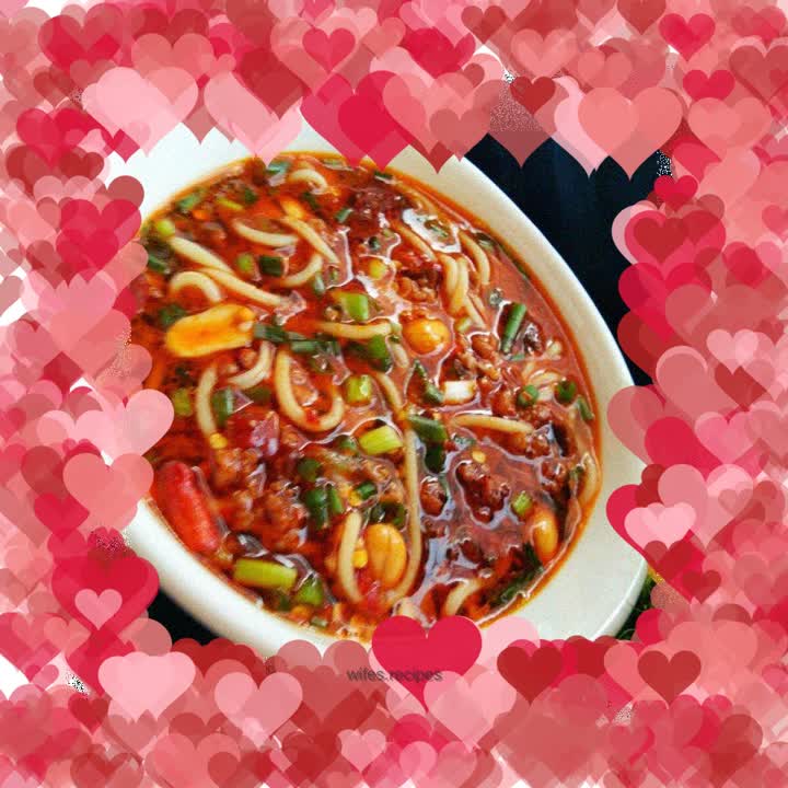 Homemade Dandan Noodles