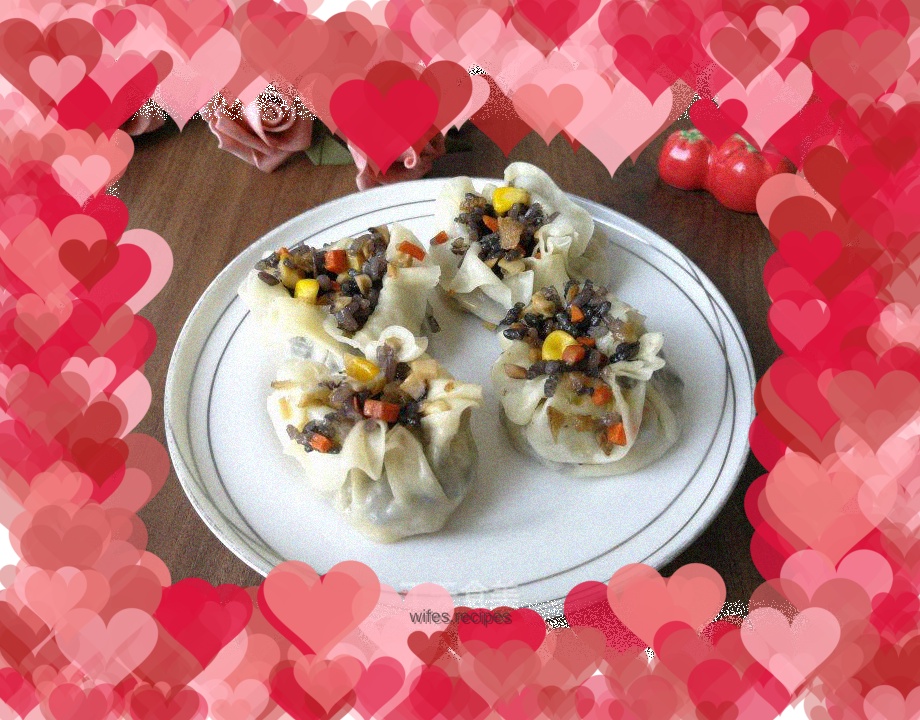 Black Rice and Shaomai