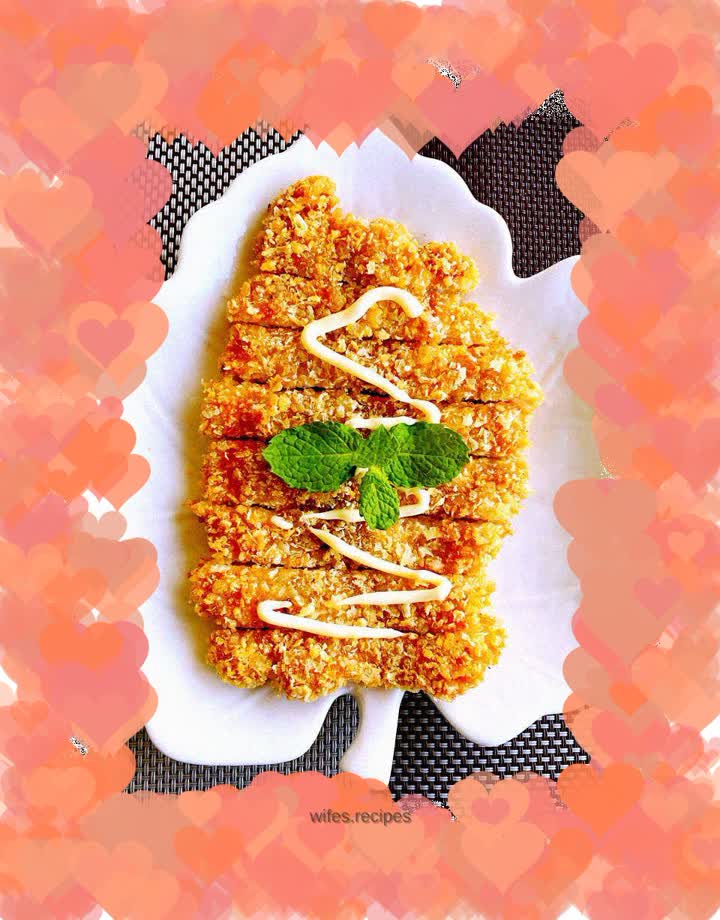 No-fried Crispy Pork Chops