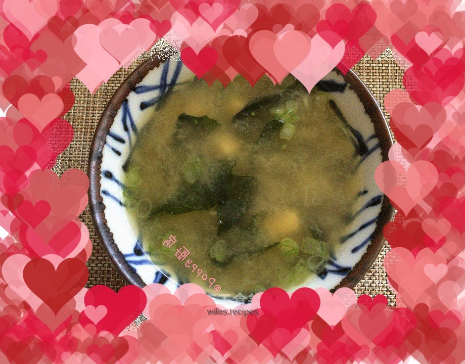 【Poppy Kitchen】A bowl of miso soup, warm the heart and stomach