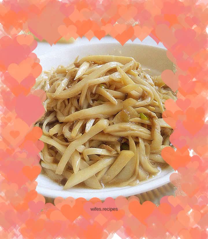 【Hebei】Stir-fried Shredded Pork with King Oyster Mushroom