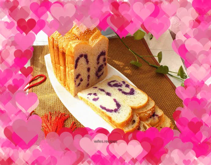 Purple Sweet Potato Toast