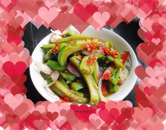 Stir-fried chopped pepper