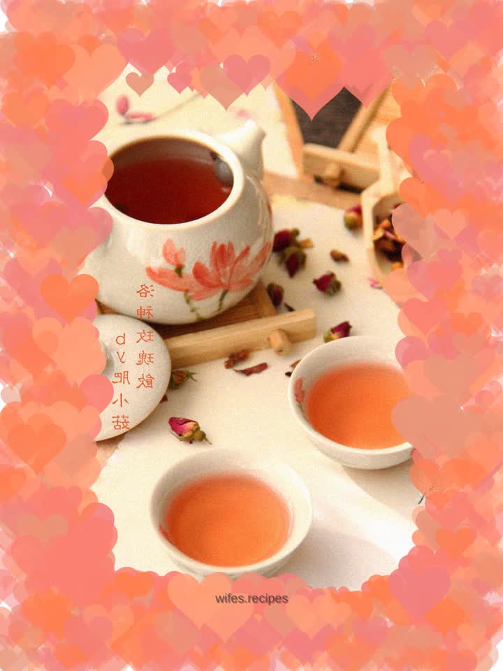 Dried flower and fruit tea