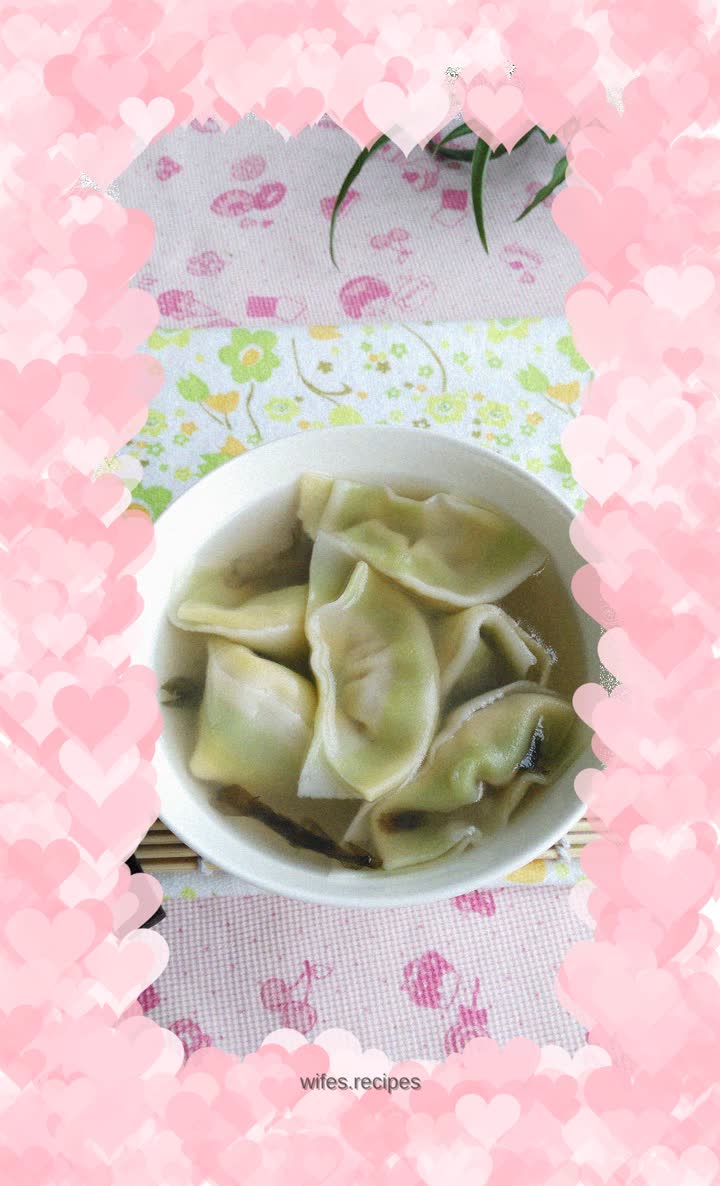 Three Color Wontons