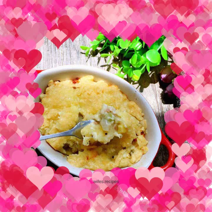 Baked Cheese Mash Potatoes
