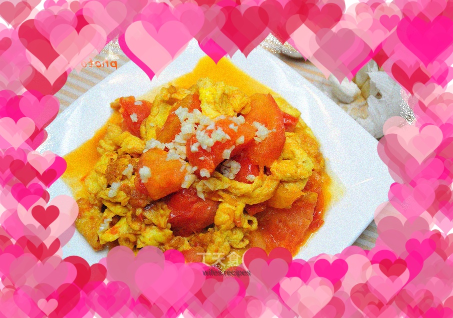 Scrambled Eggs with Tomatoes--with instructions for cutting tomatoes so they don’t leak and peeling them