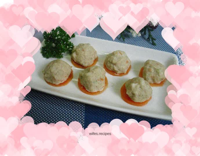 Chicken and vegetable meatballs