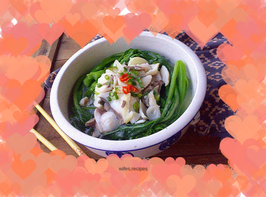 Braised Fish Fillet with Choy Sum
