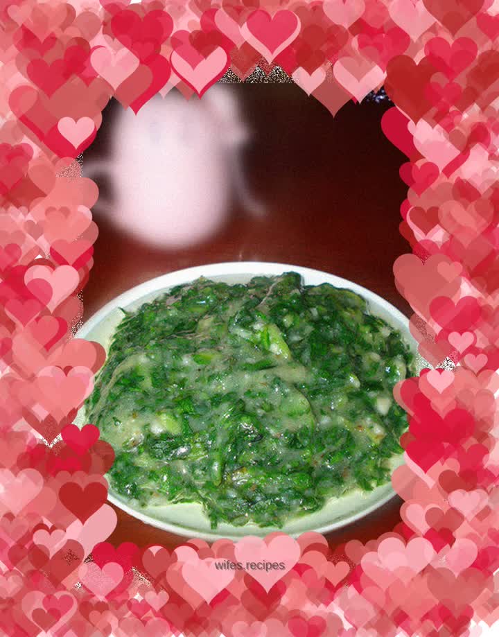 Simple version of steamed chrysanthemum