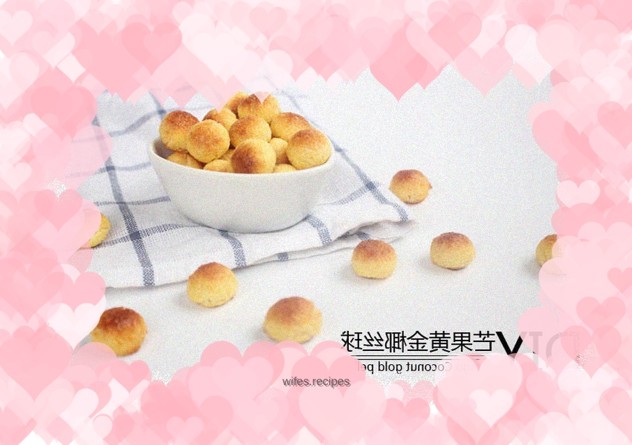 Delicious mango golden coconut balls are here