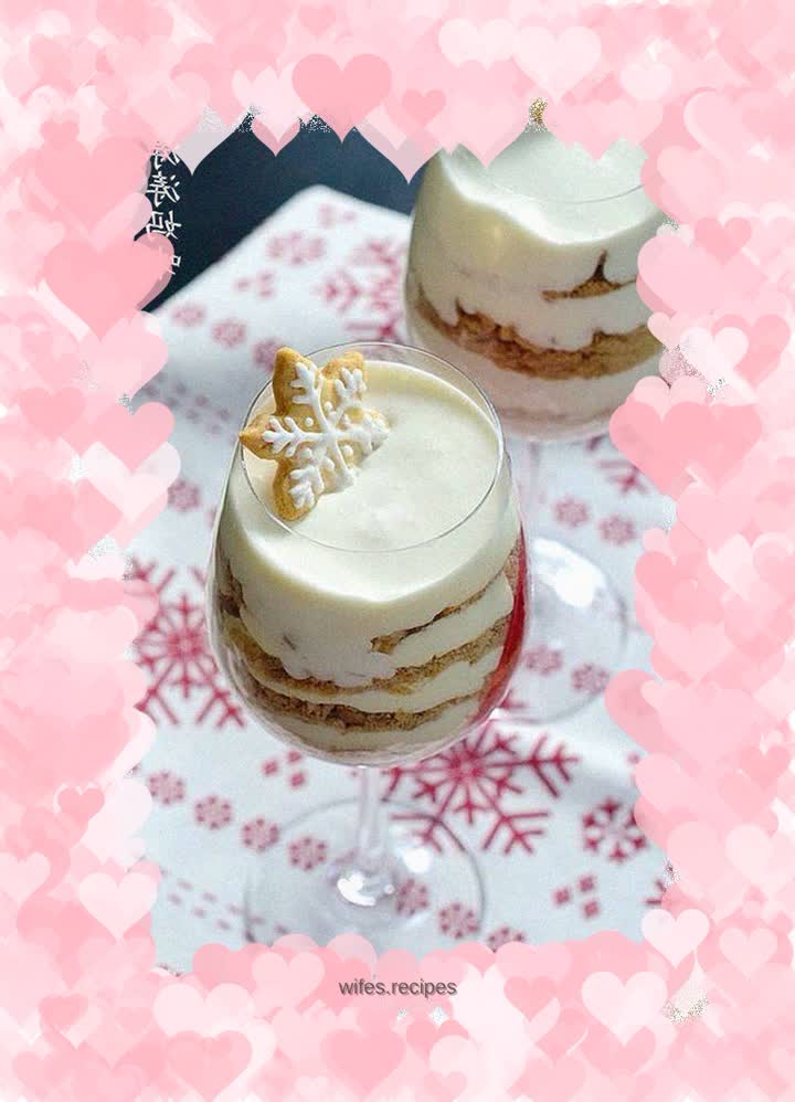 Christmas Jelly Wooden Cup