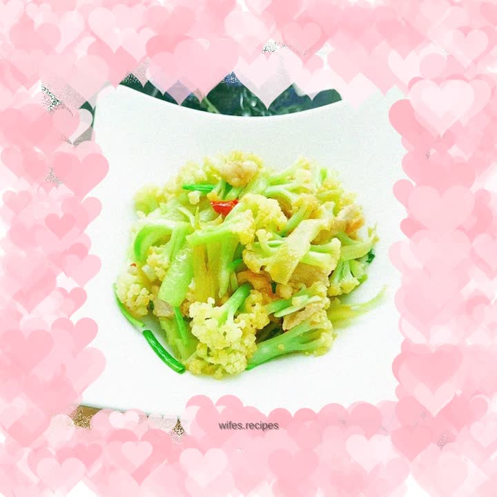 Cauliflower Stir-fried Pork