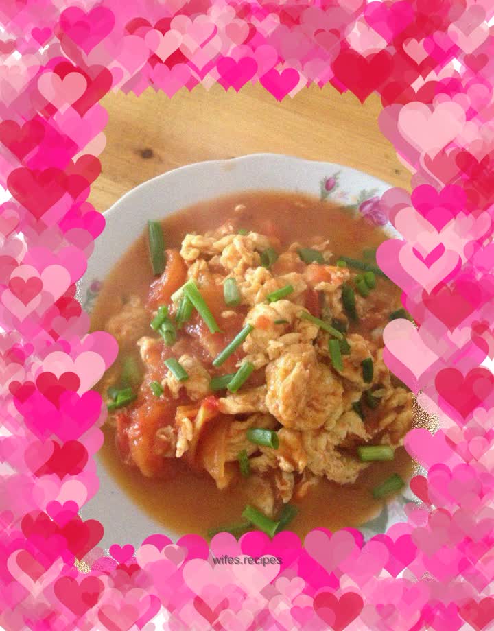 Tomato scrambled eggs