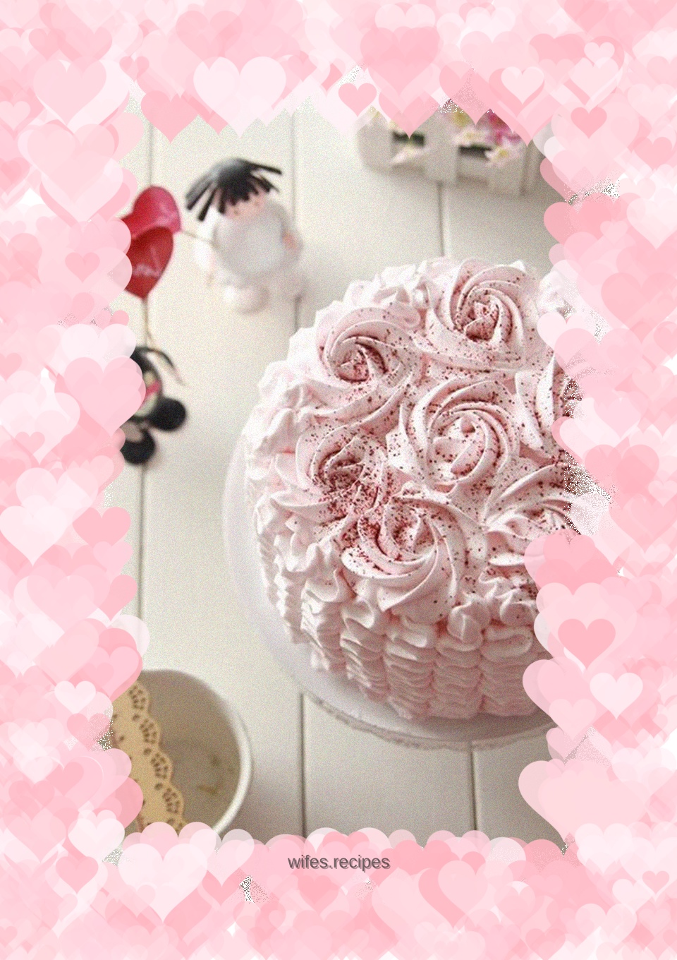 [Tomato Recipe] Pink Skirt Sponge Cake - Realize your princess dream